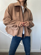 Cargar imagen en el visor de la galería, Abrigo Bomber Paño
