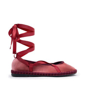 Cargar imagen en el visor de la galería, Bailarinas Terciopelo Atadas
