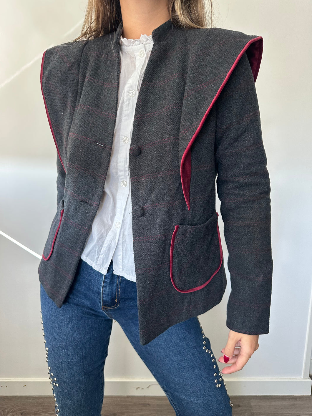 Blazer Paño Hombreras