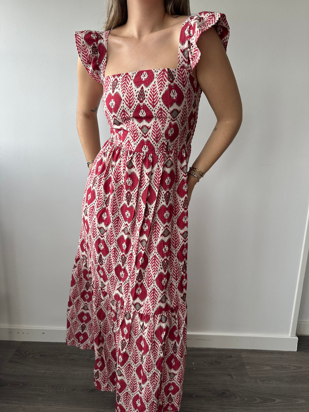 Vestido Trame Rosa