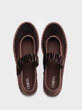 Cargar imagen en el visor de la galería, Bailarinas Terciopelo Frunce
