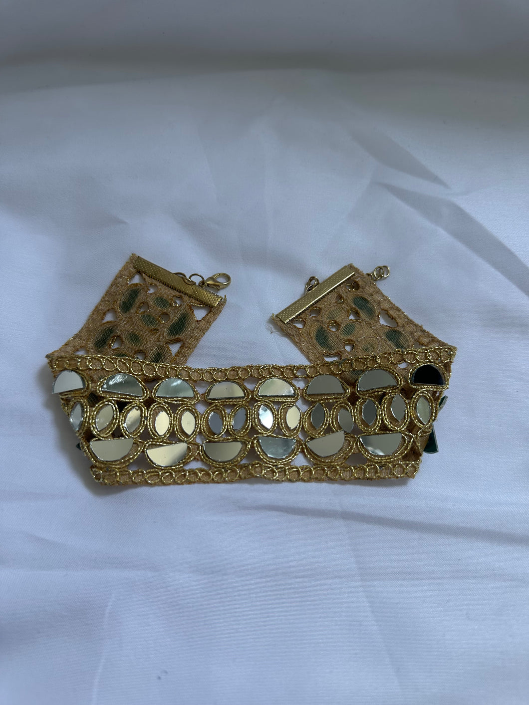 Choker Espejos y Abalorios