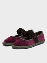 Cargar imagen en el visor de la galería, Bailarinas Terciopelo Frunce
