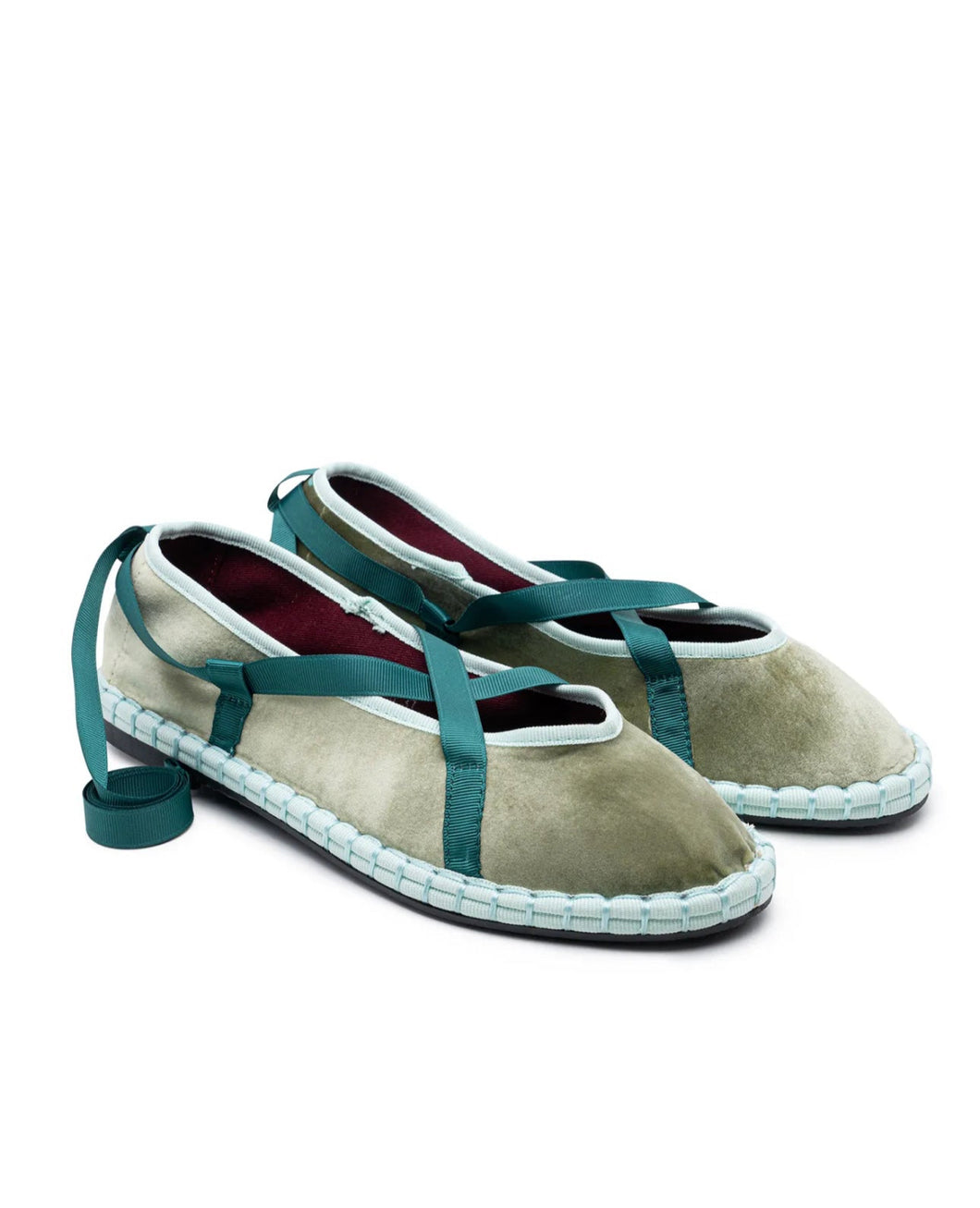 Bailarinas Terciopelo Atadas