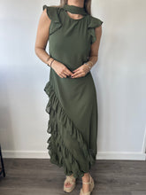 Cargar imagen en el visor de la galería, Vestido Volantes Verde

