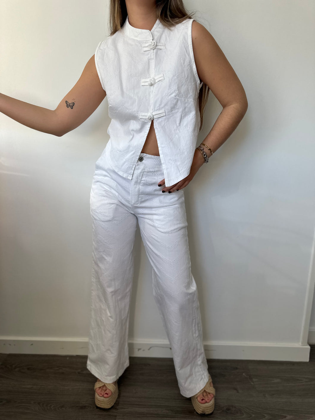Pantalón Japo Blanco