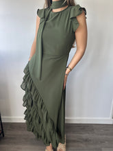 Cargar imagen en el visor de la galería, Vestido Volantes Verde
