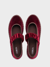 Cargar imagen en el visor de la galería, Bailarinas Terciopelo Frunce
