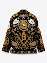 Cargar imagen en el visor de la galería, Chaqueta Terciopelo Bordada
